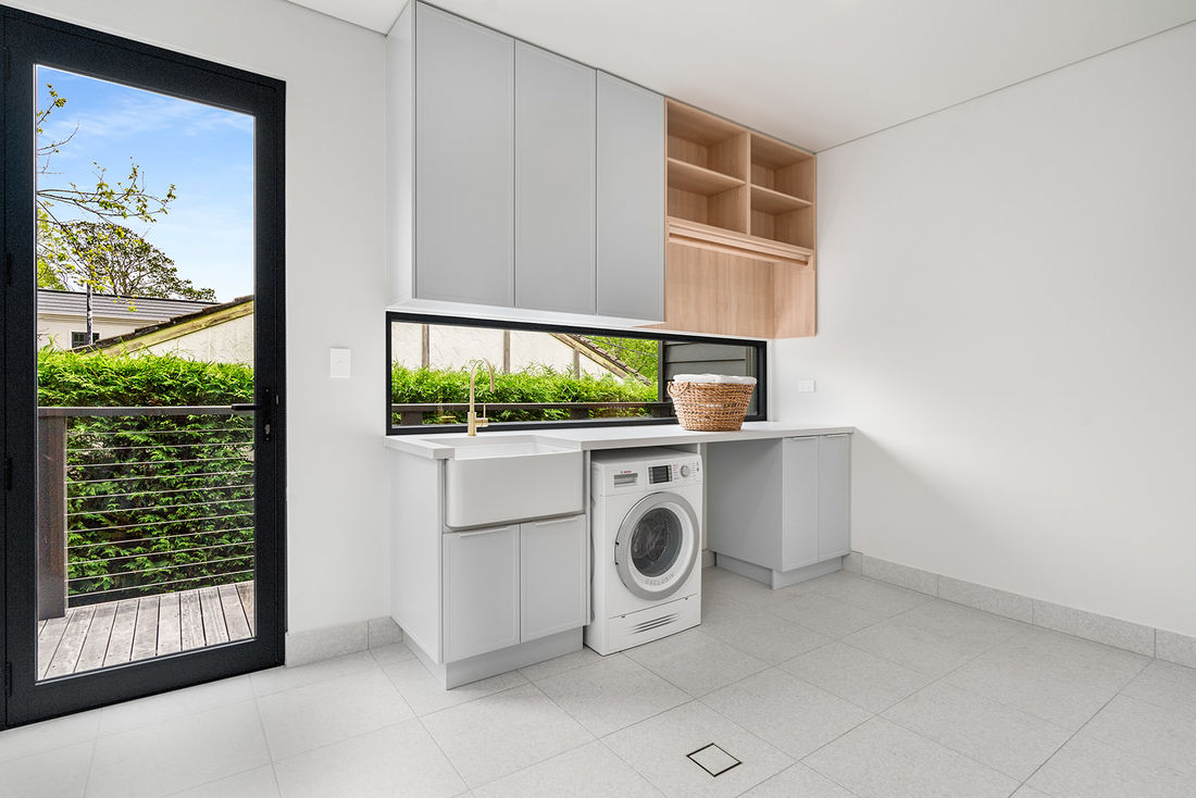 Live Projects, luxurious livability featuring heated polished concrete floors, recycled brickwork, Silvertop Ash external cladding 